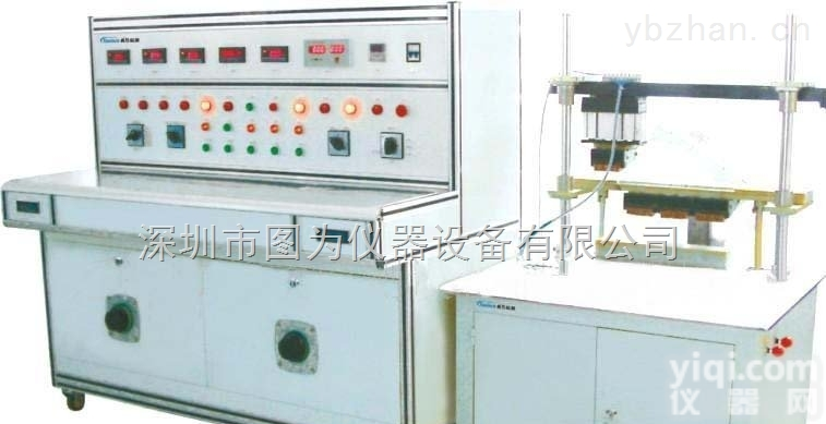 图为仪器  框<em>架式</em><em>断路器</em>动作特性<em>试验台</em> 图为仪器