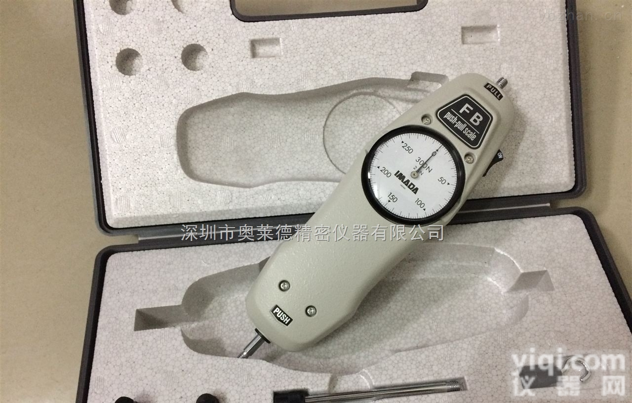 日本IMADA依梦达品Pai 进口指针式推拉力计 FB-300N <em>机械式</em><em>拉力器</em> 引张拉力测试