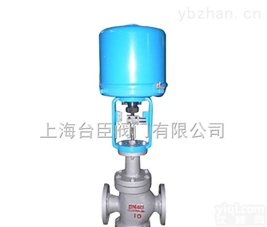<em>电子式</em>电动双<em>调节阀</em>，上海台臣<em>调节阀</em>厂家