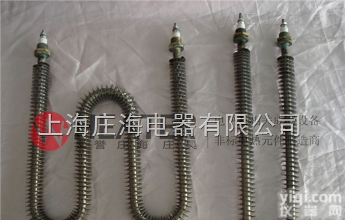 <em>翅片</em>式单头<em>电热管</em>  上海庄海电器<em>翅片</em>式单头<em>电热管</em>支持<em>非标</em>定做