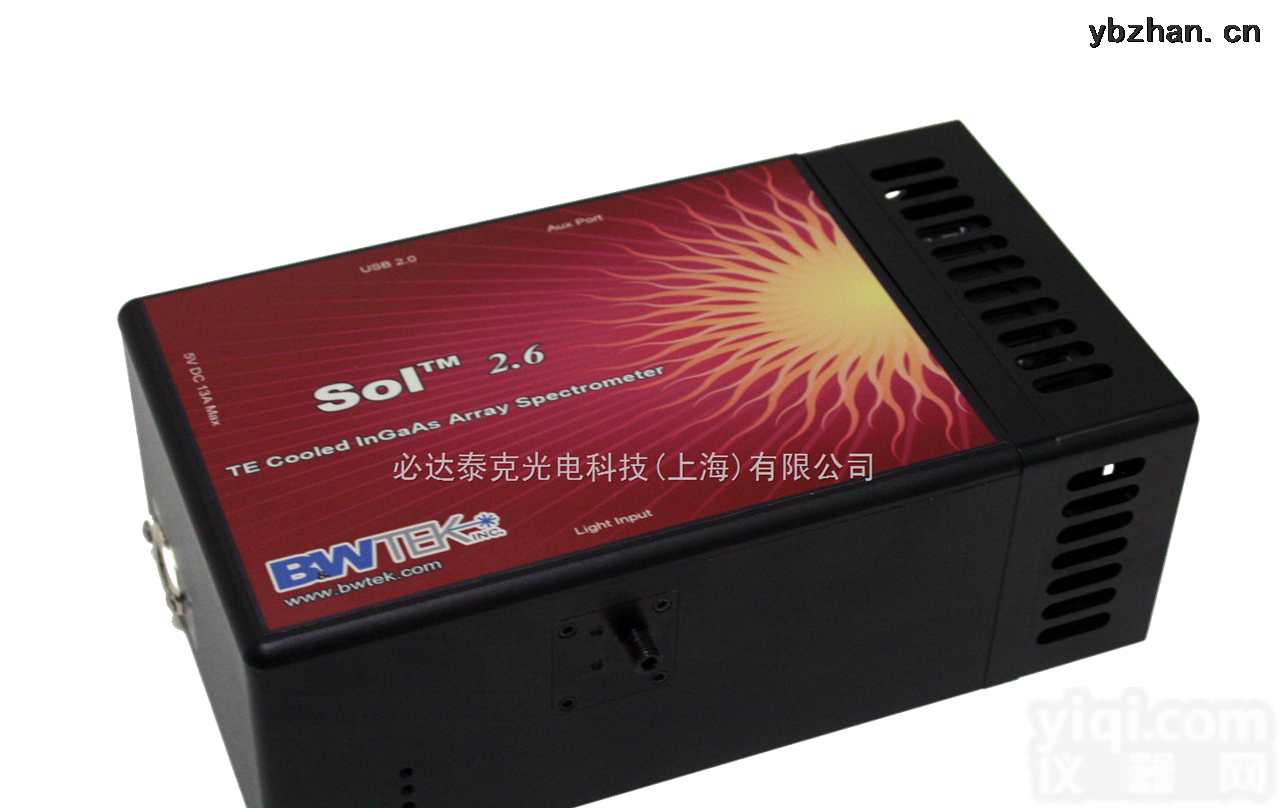 SOL2.6<em>致冷</em>控温扩展型InGaAs近红外<em>阵列</em><em>光谱仪</em>