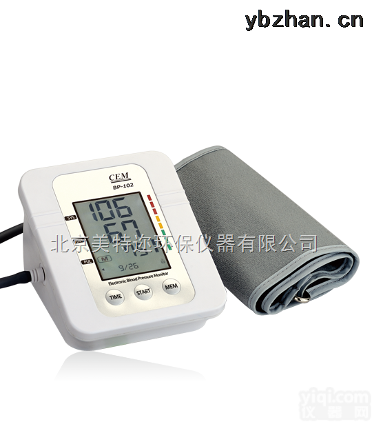 CEM华<em>盛昌</em>BP-102<em>上臂</em>式全自动电子<em>血压计</em>厂家