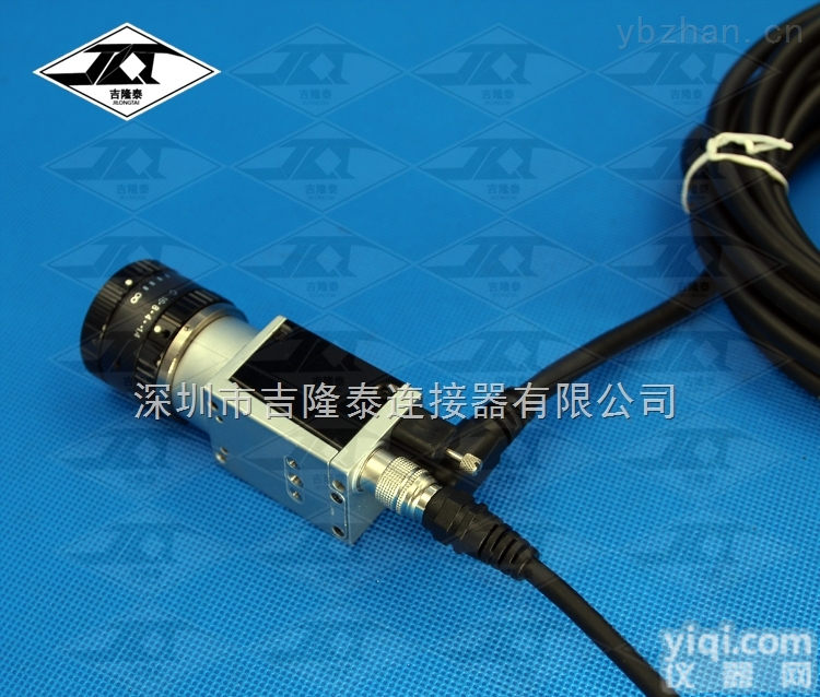 JLT-CABLE  巴斯勒 JAI 索尼 映美精 GIGE工业相机带螺丝锁 90度弯头<em>千兆</em>高柔拖链<em>网线</em>