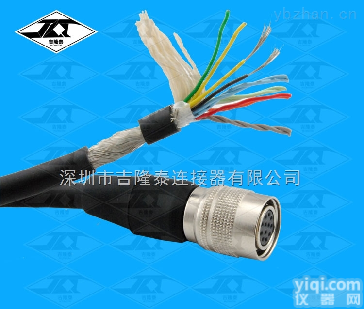 JLT-CABLE  工业模拟ccd相机<em>连接线</em> CCXC-12P05N <em>日本</em>广濑HR12针公对母延长线
