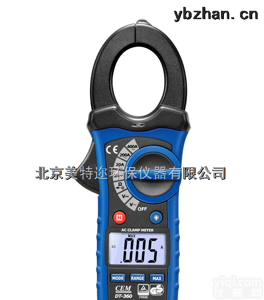 CEM华<em>盛昌</em>DT-360自动<em>量程</em>交直流数字<em>钳型表</em>厂家