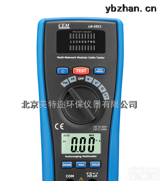 CEM华<em>盛昌</em>LA-1011 LAN<em>测试仪</em>与万用表厂家