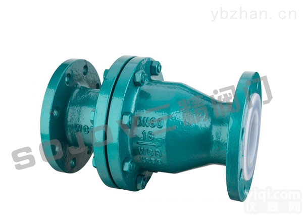 H44F46-16C/P  不锈钢衬氟阀门H44F46衬氟旋启式<em>止回阀</em>温州<em>四氟</em><em>止回阀</em>