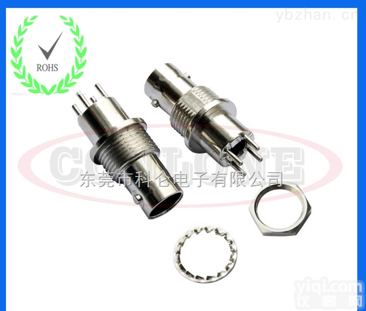 180度直插印刷电路板制<em>BNC</em>视频插座 <em>BNC</em><em>连接器</em>