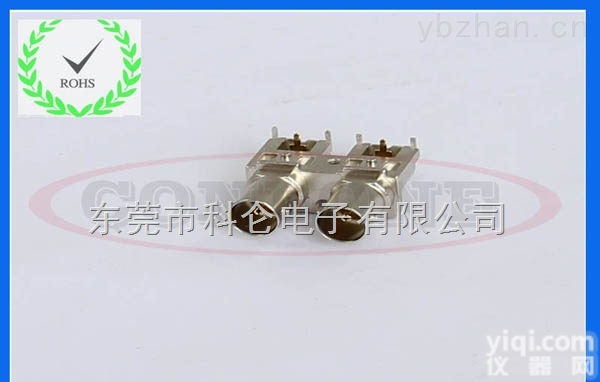 HD-SDI<em>高清</em>BNC双包<em>视频</em>连接器，3G<em>高清</em>BNC接头