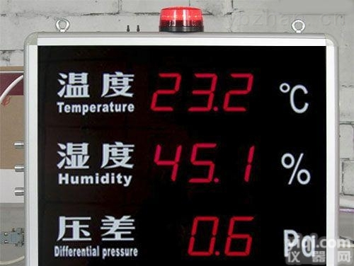 HTT18/23/40REA  <em>压差</em>温<em>湿度</em>显示屏