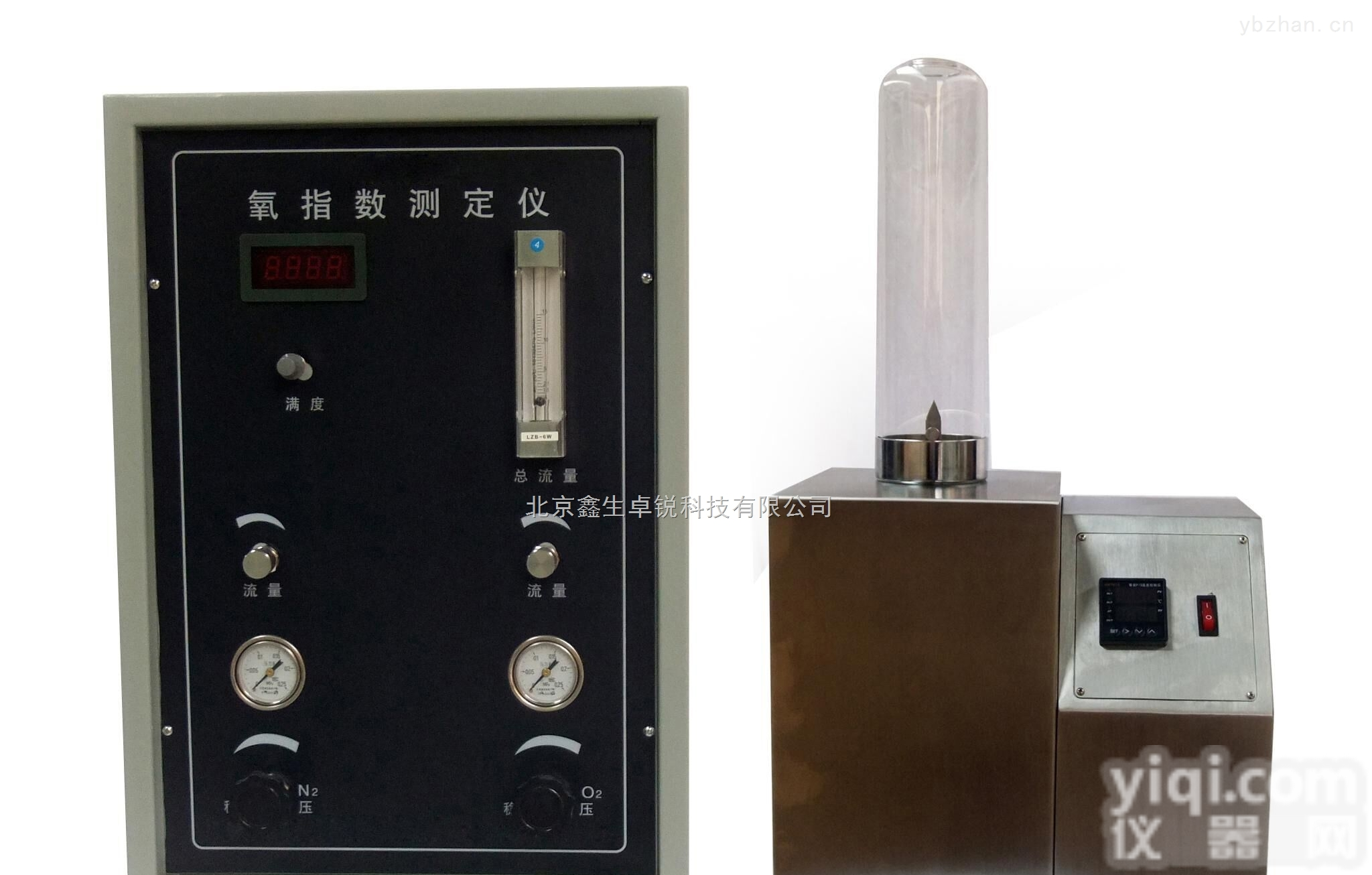 JF-3A型<em>数显</em>温控仪氧指数<em>测定仪</em>|GB2406|防火阻燃检测|燃烧等级<em>测试设备</em>厂家