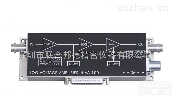 HLVA-100  <em>德国</em>FEMTO<em>对数</em>宽频<em>电压放大器</em>HLVA-100