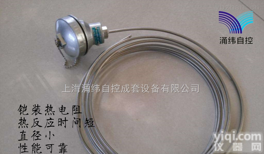 WZPK-230  <em>铠装</em>式<em>热电阻</em> <em>螺纹</em>法兰