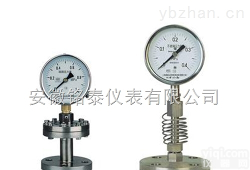 安徽优质供应YMN系列隔膜式<em>压力表</em>参数<em>图片</em>
